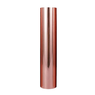 Rose Gold Vinyl, Permanent Metallic Mirror Roll, Manufacturer